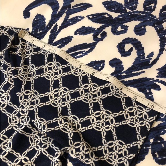 Talbots, LP stretchy nautical design T-Shirt. - Picture 6 of 8